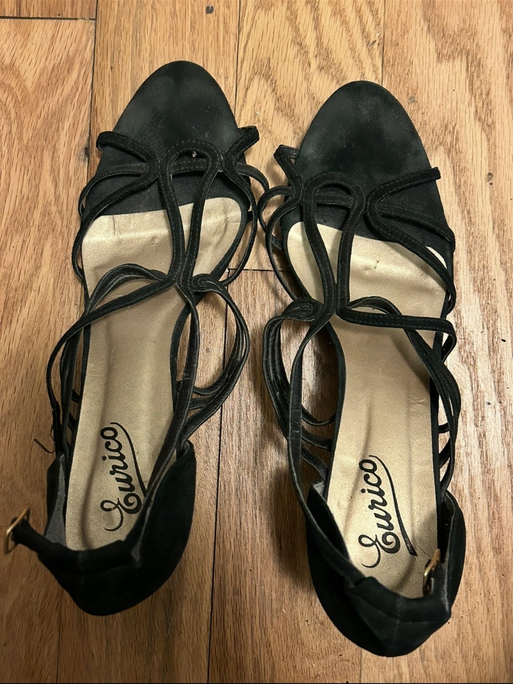Eurico Max • Black Suede Heels • 42